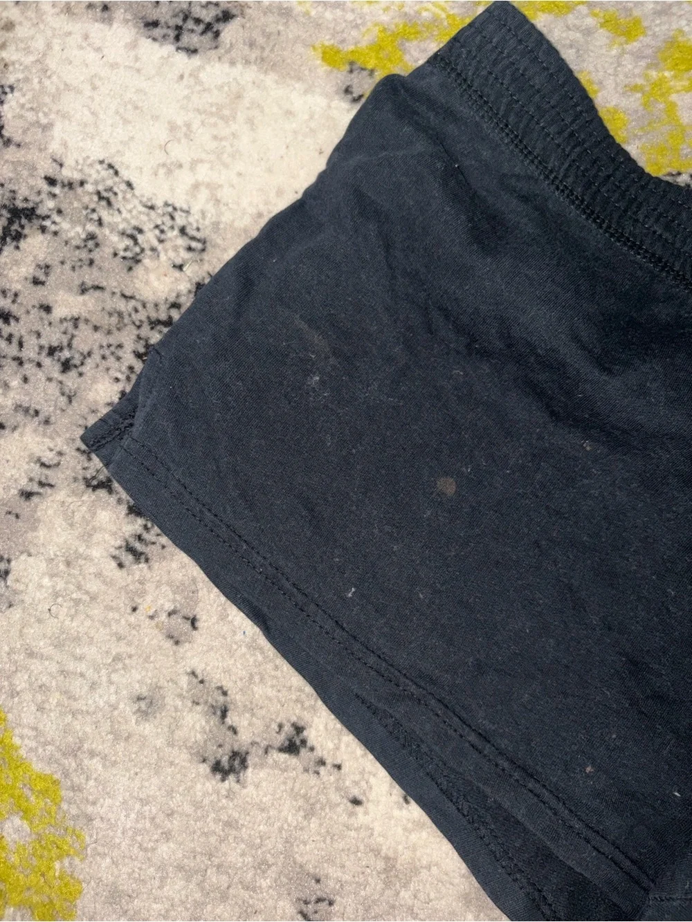 Joe Boxer Black Shorts with Yellow Graphic